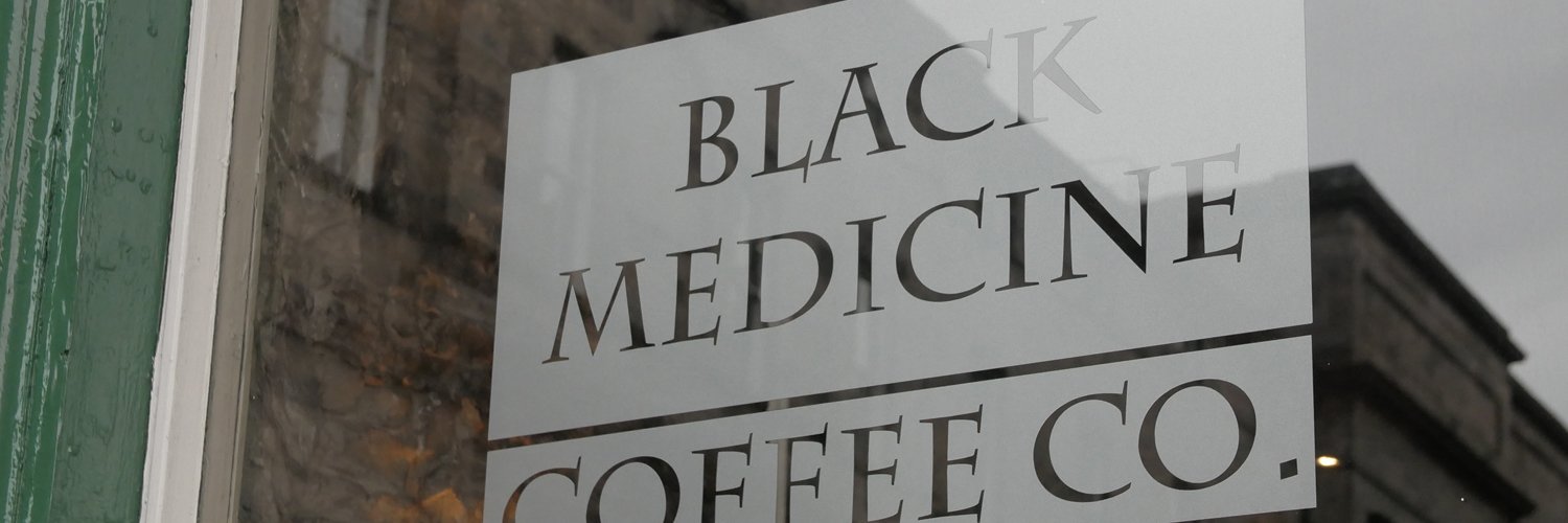 Black medicine coffee shop in Edinburgh