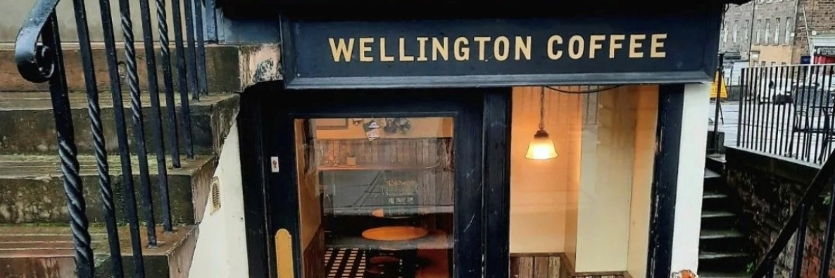 Wellington Coffee shop in Edinburgh 
